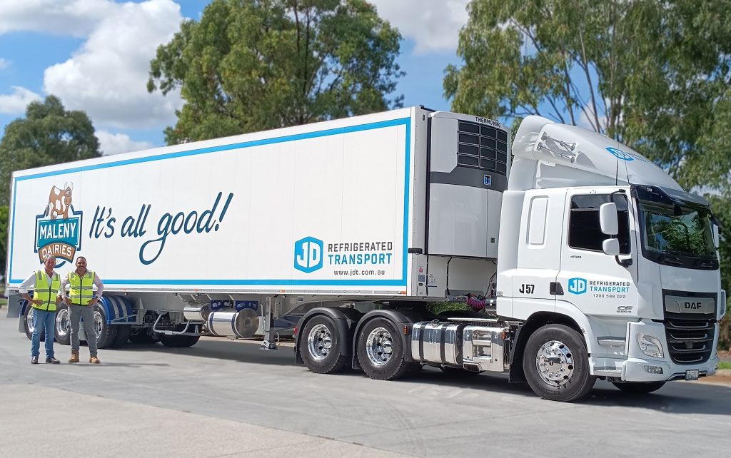JD Refrigerated Transport fleet vehicle